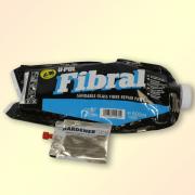 Шпатлевка U-Pol FIBRAL ,стекловолокнистая  в пакетах 1л/1,35кг FIB/BL