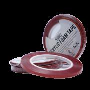 Двустор.Пеноакр.лента,1,0мм, 6мм х 5м, прозрачная 512411 RoxelPro