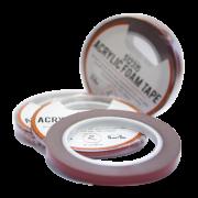 Двустор.Пеноакрил.лента,0,8мм, 9мм х 5м, серая 512312 RoxelPro