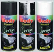 BODY краска  черная  глянцевая (0,4л) АЭРО
