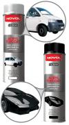 Новол Чёрная Матовая акрил.эмаль АЭРО SPRAY ACRYL TOPCOAT