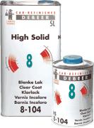 8-104/5 HS-бесцветный лак 5л DeBeer