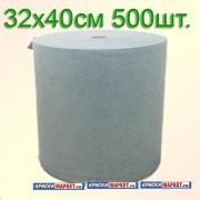 Салфетки протирочные бумажные рулон 22*38 рулон  (Вика)