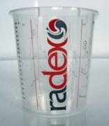 Ёмкость+крышка  для смешивания краски 1400мл RADEХ PREMIUM MIX