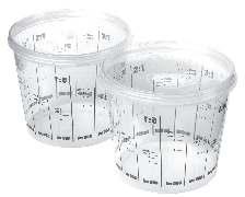 яЕмкость с крышкой пл. д/ смеш.краски 0,385л VIKA