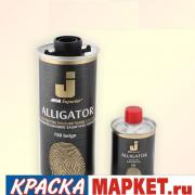 Jeta Superior Alligator - Окрашиваемое, колеруемое защитное покрытие 2К на полиуретановой основе для защиты поверхности от механического или химического воздействия + катализатор.Черный 0,375+0,125кг JetaPro