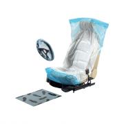 300033 Накидка на сиденье "OPTIFIT" 790 х 1300 мм, разрывоустойчивый, прочный бело-голубой полиэтилен, 13 мкм, наружная поверхность  гладкая, не липнет к одежде, внутренняя - шероховатая, не скользит, в рулоне 250 шт Horn Bauer