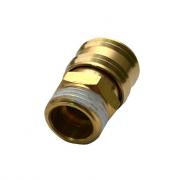 RP208323 Соединение быстроразъёмное "мама", 1/2', внешняя резьба,  "Немецкий тип", латунь,HUBERTH