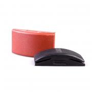 17111 Ручной шлифок резиновый красный  "INP"