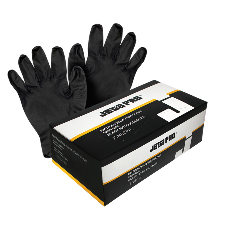 Купить перчатки l. Перчатки Jeta Pro. Перчатки Nitrile Gloves Black. Jeta Safety перчатки нитриловые черные, размер м/8/упак.100 шт (50 пар), jsn8. Перчатки нитриловые JSN 809.