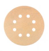 круг GOLD 125мм GRIP  Р 100 8отв "Мирка"