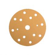 Р1000 Микротонкий абразивный круг на пленке Ø150мм 15 отв RADEX  Gold  553617