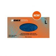 Перчатки нитрил.REMIX PROFESSIONAL СИНИЕ 100шт L