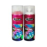 Краска аэро резиновая (пленочная) БЕЛАЯ МАТ 450мл Veslee