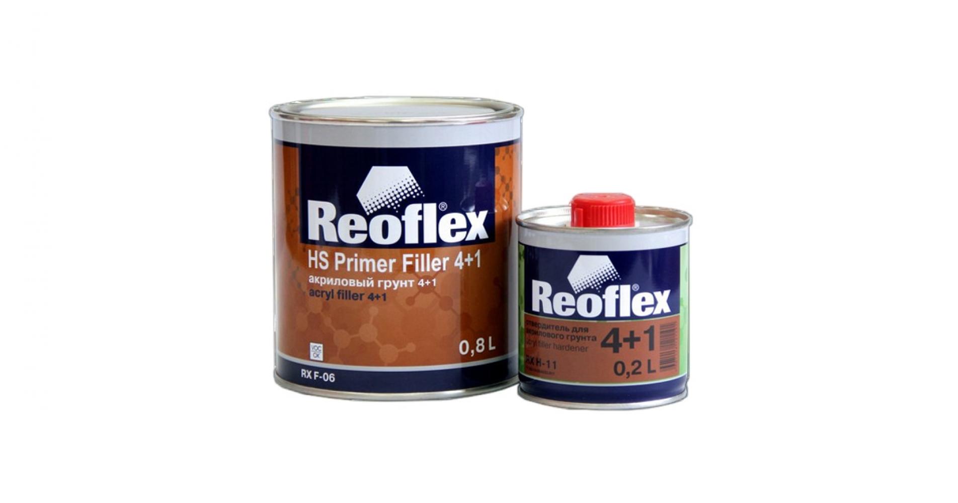 Reoflex грунт 4+1 2к (4л) + отвердитель (1л)