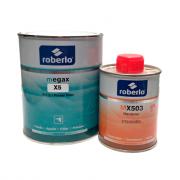 к-т Грунт Roberlo 2К, MEGAX X5 NEW F акриловый, темно серый, (5:1) 1л (12шт)