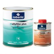 Грунт Roberlo комплект Грунт MULTYFILLER EXPRESS ME 1л+0,25л  св.серый