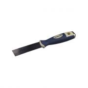 Шпатель "ПРОФИ" арт.10046-050  50мм из нержавеющей стали с двухкомпонентной ручкой (резина+пластик)